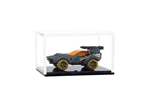 Qinry Clear Acrylic Hot Wheels Display Case 2 Pack | UV Protect Storage for 1/64 Scale Toy Cars thumbnail 3