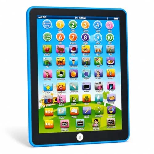 STOULKD Toddler Learning Tablet for Ages 2-4 | Screen-Free ABC Numbers Words Music thumbnail 1