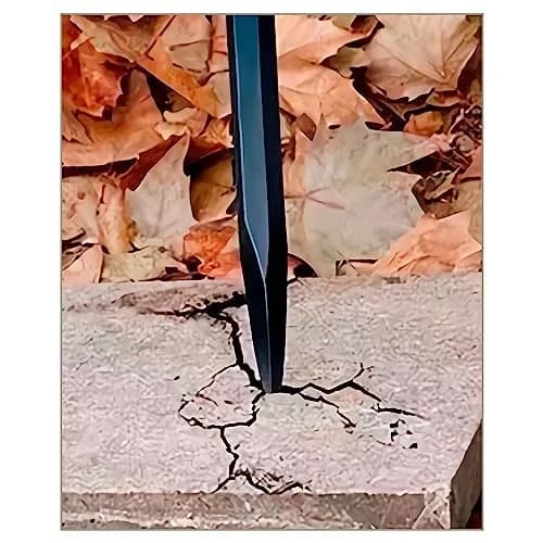 FOCMKEAS Hexagonal Connecting Bar Sleever Line-Up Bar 20" (500mm) Steel Crowbar for Prying and Aligning with Chisel End, Mn Steel thumbnail 5