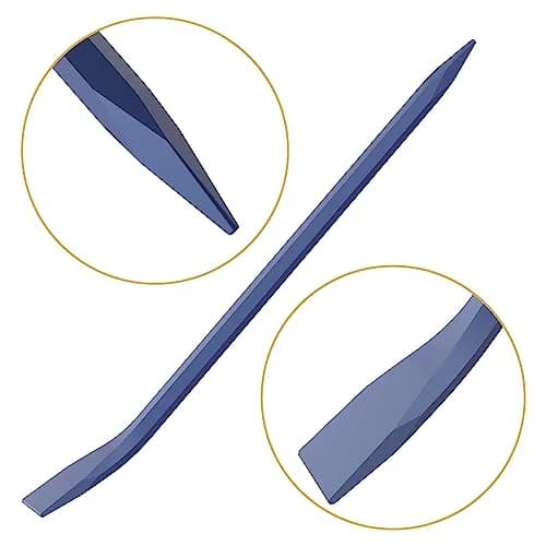 FOCMKEAS Hexagonal Connecting Bar Sleever Line-Up Bar 20" (500mm) Steel Crowbar for Prying and Aligning with Chisel End, Mn Steel thumbnail 3