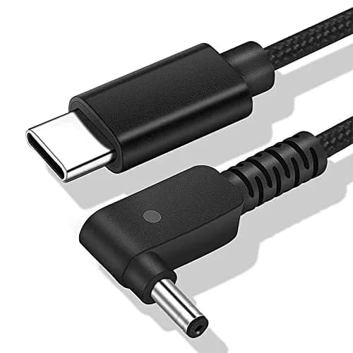Tpenod USB C to Slim Tip Charging Cable 1.6m | Nylon Braided Travel & Office Use thumbnail 1