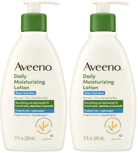 Aveeno Sheer Hydration Daily Moisturizing Lotion Fragrance-Free 710ml (24 fl. oz) | Lightweight Body Moisturizer for Dry Skin thumbnail 1