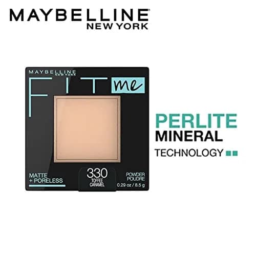 Maybelline Fit Me Matte + Poreless Pressed Powder, Toffee, 2 Count Pack - Controls Shine thumbnail 4