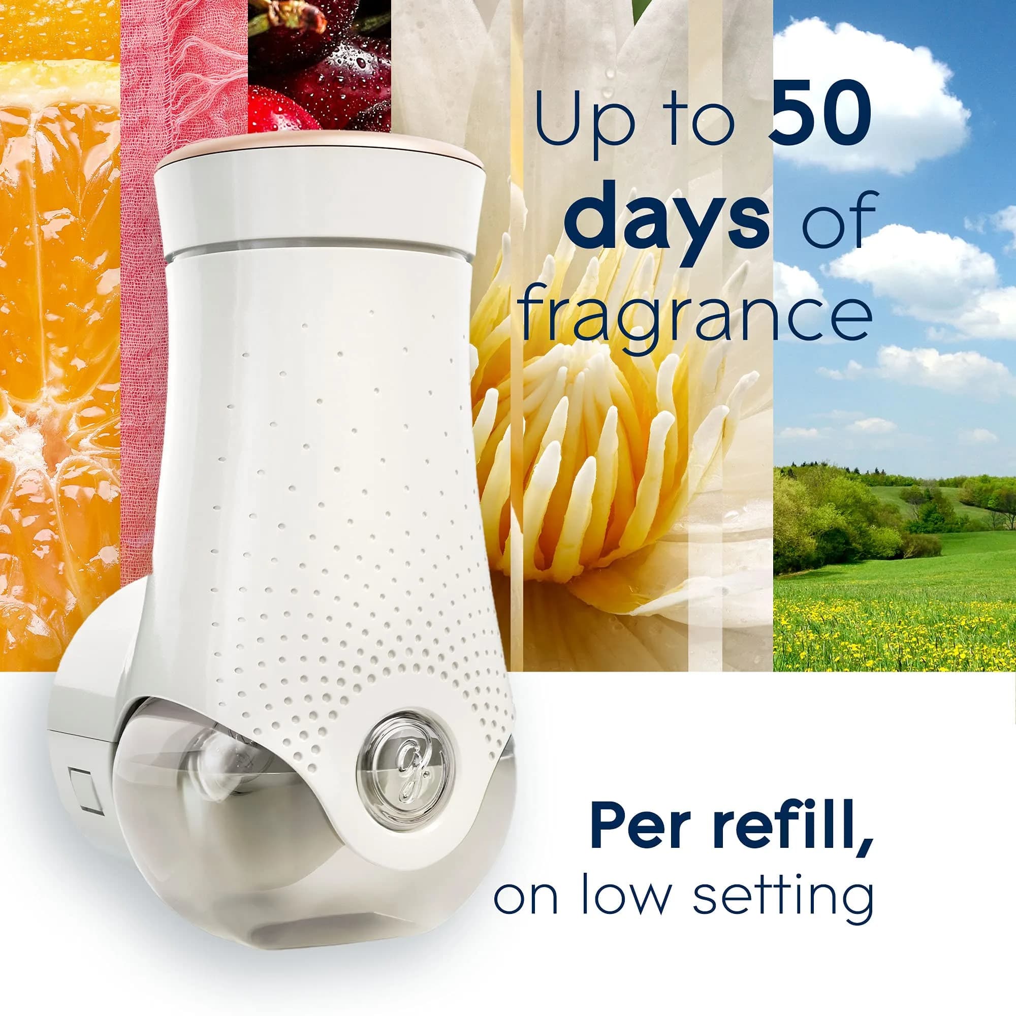 Glade PlugIns Air Freshener Warmer White (2 Count, Pack of 2) | Fragrance Infused with Essential Oils - view 7