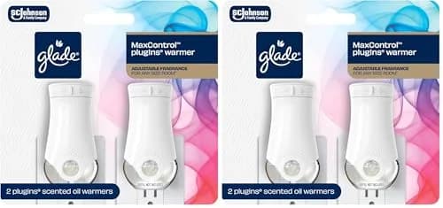 Glade PlugIns Air Freshener Warmer White (2 Count, Pack of 2) | Fragrance Infused with Essential Oils thumbnail 1
