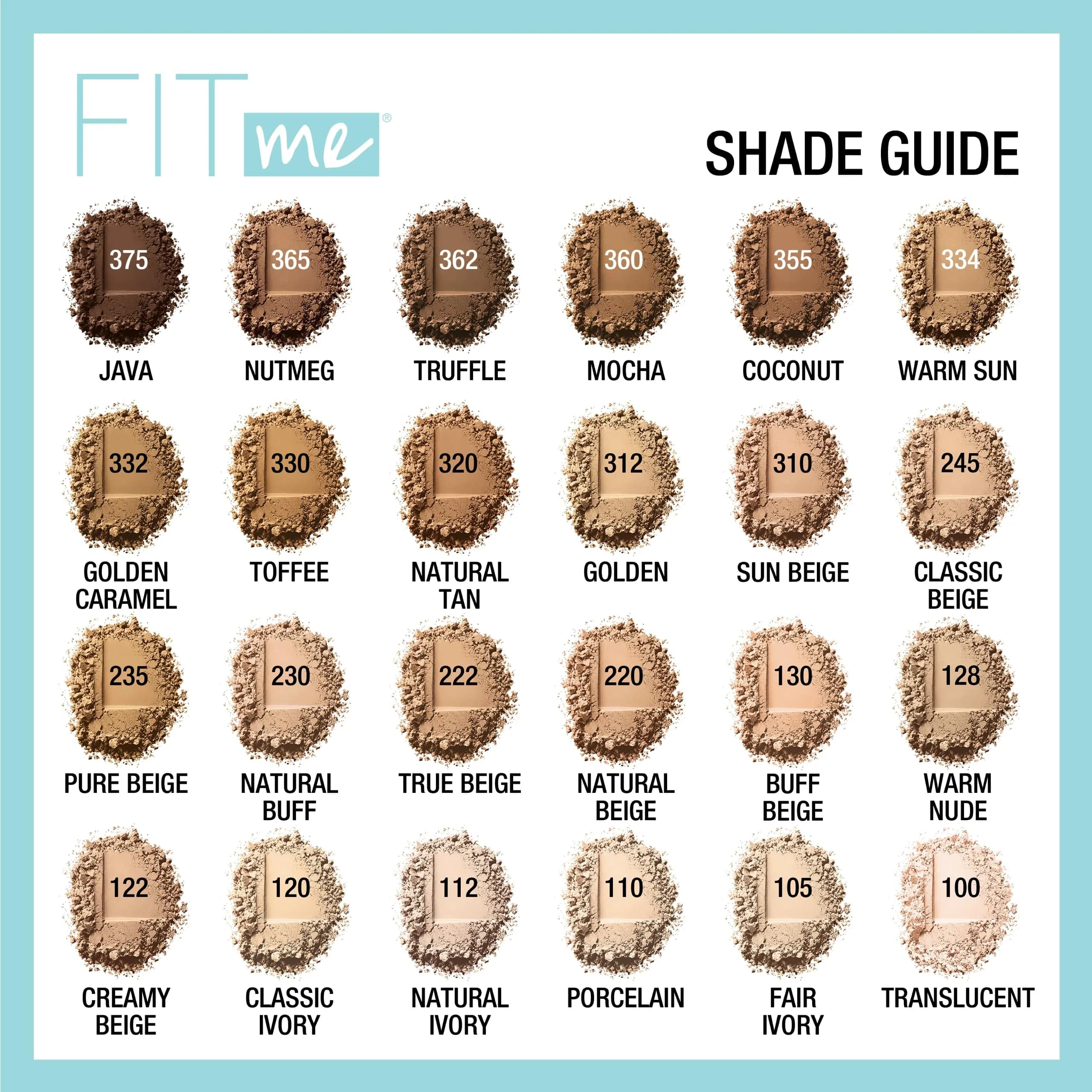 Maybelline Fit Me Matte + Poreless Pressed Face Powder Makeup 235 Pure Beige (Pack of 4) | Shine Control for Oily Skin - view 4
