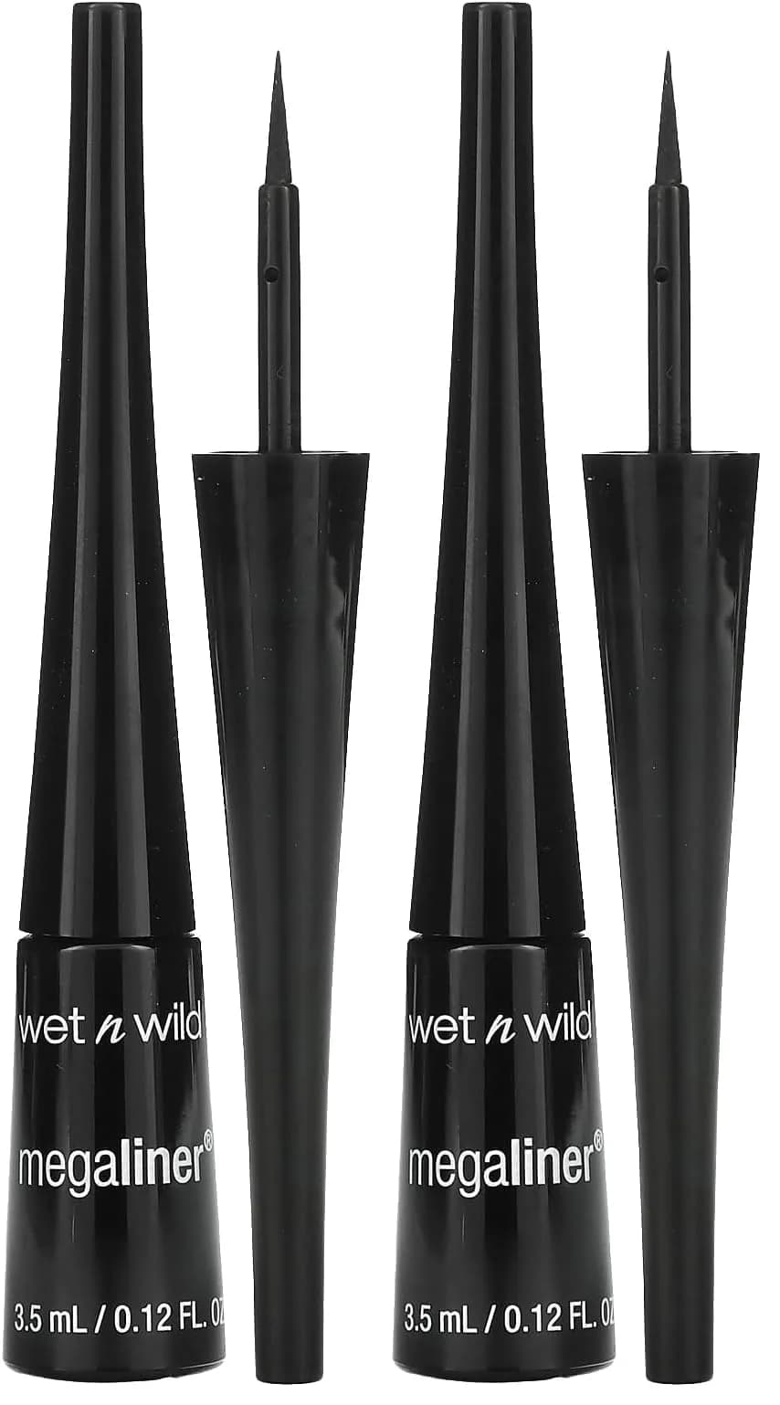 wet n wild MegaLiner Liquid Eyeliner - Black (Packaging) - Pack of 2 - main product image
