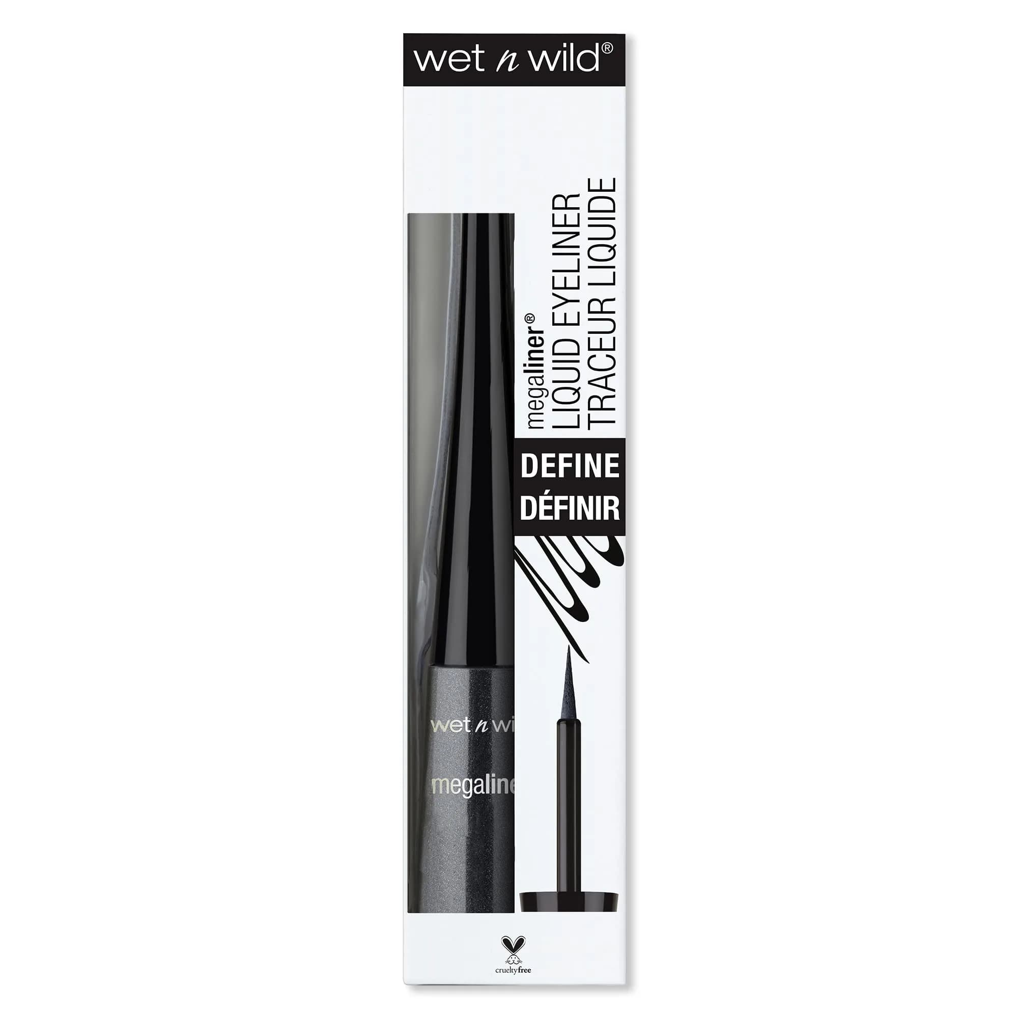 wet n wild MegaLiner Liquid Eyeliner - Black (Packaging) - Pack of 2 - view 2