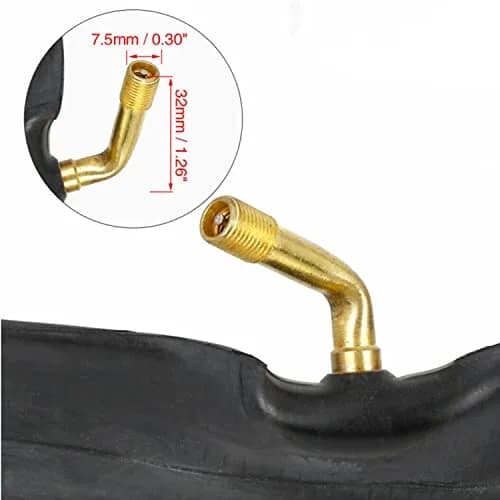 Swagnaz 4.10/3.50-4 Inner Tube 2-Pack | Heavy Duty Replacement for Wheelbarrows & Carts thumbnail 3