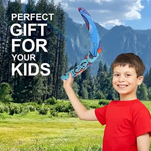 Inborntrait V-Shaped Boomerang for Kids & Adults (Red-Eagle) | Soft Foam Outdoor Toy thumbnail 5