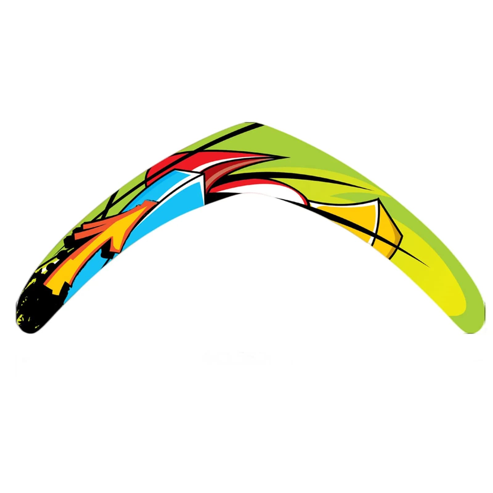 Inborntrait V-Shaped Boomerang Green | Handmade Wooden Returning Boomerang for Ages 10+ & Adults | 1 Pack - view 2
