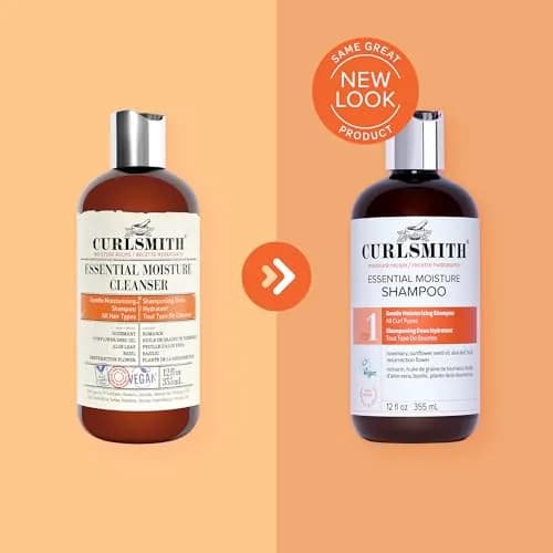Curlsmith Essential Moisture Hydrating Shampoo for Curly Hair (12 oz) | Nourishes & Moisturizes, Vegan, Sulphate-Free thumbnail 5