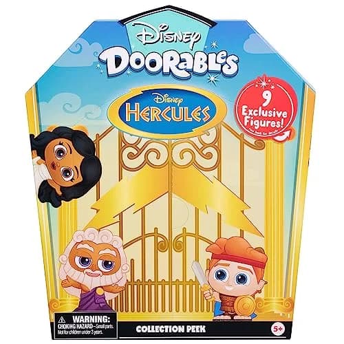 Disney Doorables Hercules Collector Pack, 9 Mini Figures | Mythic Disney Toy Set for Kids 5+ thumbnail 1
