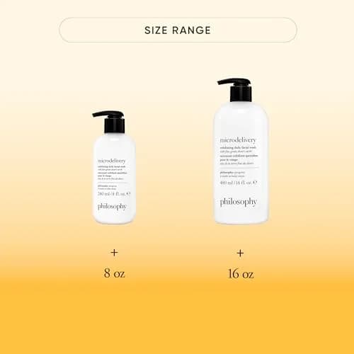 philosophy microdelivery Exfoliating Daily Facial Wash 473ml (16 Fl Oz) | Gentle Amino Acids & Desert Earth thumbnail 3