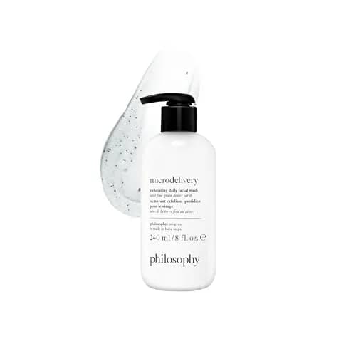 philosophy microdelivery Exfoliating Daily Facial Wash 237ml (8 Fl Oz) | Gentle Amino Acids & Desert Earth for Smooth Skin thumbnail 1