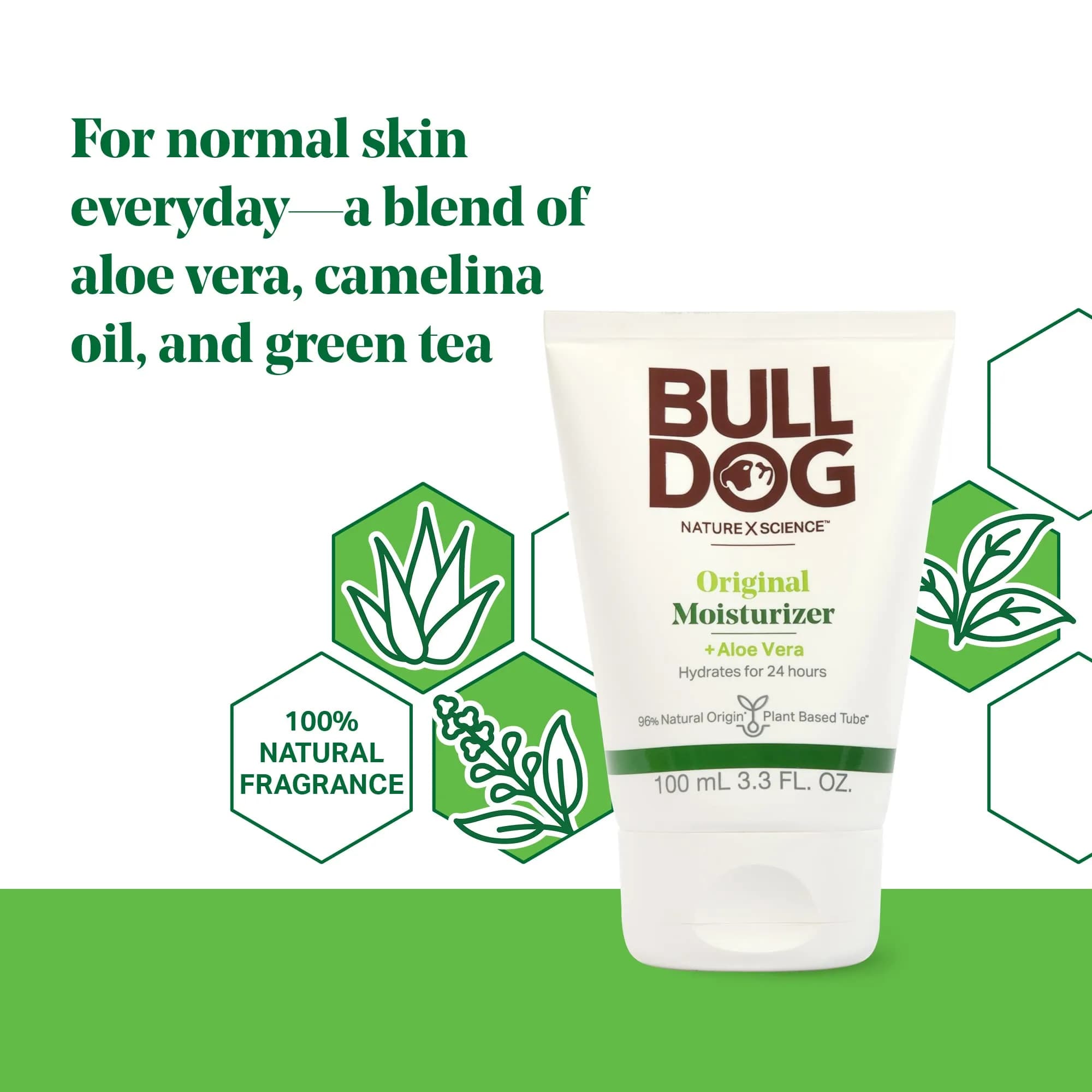 Bulldog Skincare for Men Original Face Moisturizer 295ml (3 x 3.3 Fl Oz) | Hydrates Skin for Men - view 3