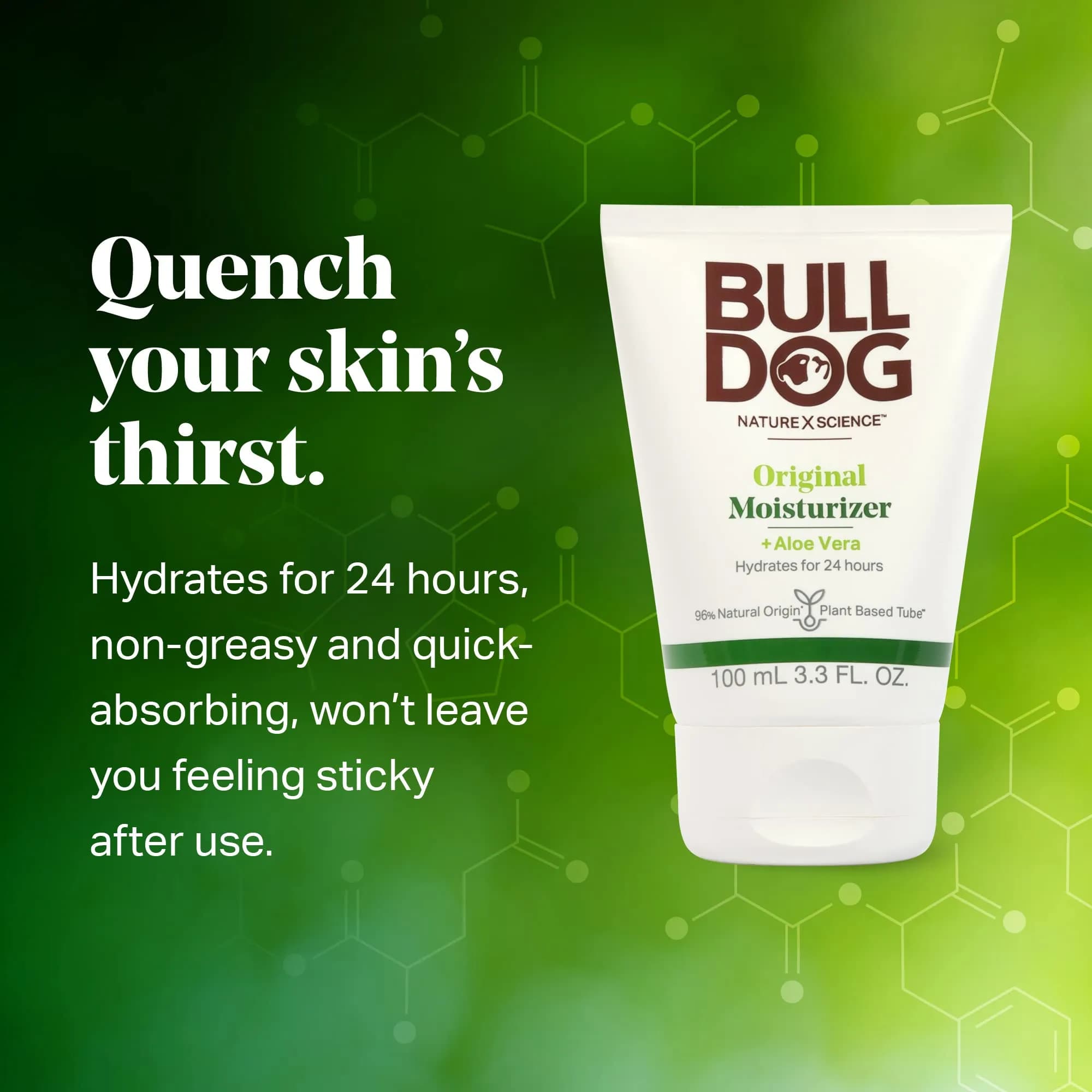 Bulldog Skincare for Men Original Face Moisturizer 295ml (3 x 3.3 Fl Oz) | Hydrates Skin for Men - view 4