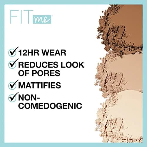 Maybelline Fit Me Matte + Poreless Pressed Face Powder Makeup Golden Caramel 18g (0.63 Oz Pack of 2) | Shine Control for Normal to Oily Skin thumbnail 4