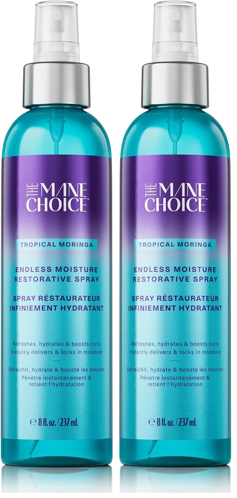 The Mane Choice Tropical Moringa Sweet Oil & Honey Endless Moisture Restorative Spray 473ml (16 Fl Oz) | Hydrates & Revives Curls - main product image