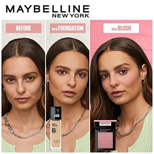 Maybelline Fit Me Blush in Wine | Lightweight, Blendable, Long-lasting Natural Color thumbnail 4