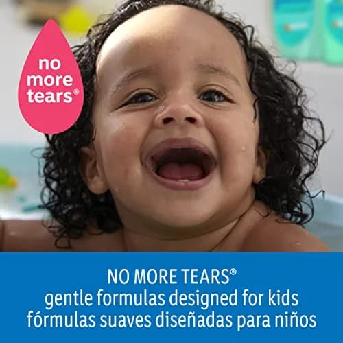 Johnson's Baby No More Tangles 2-in-1 Shampoo & Conditioner for Kids, 40.6 fl oz (20.3 fl oz each) | Hypoallergenic Detangling Formula thumbnail 4