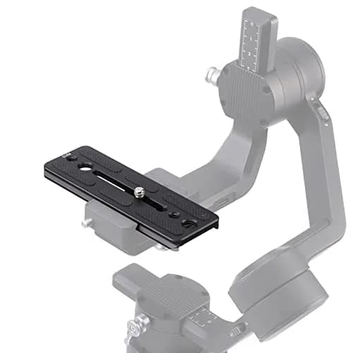 FocusFoto PU115 Quick Release Plate 115mm | Arca-Swiss Standard Camera Mount Clamp for DJI Ronin SC Gimbal Stabilizer — PU115