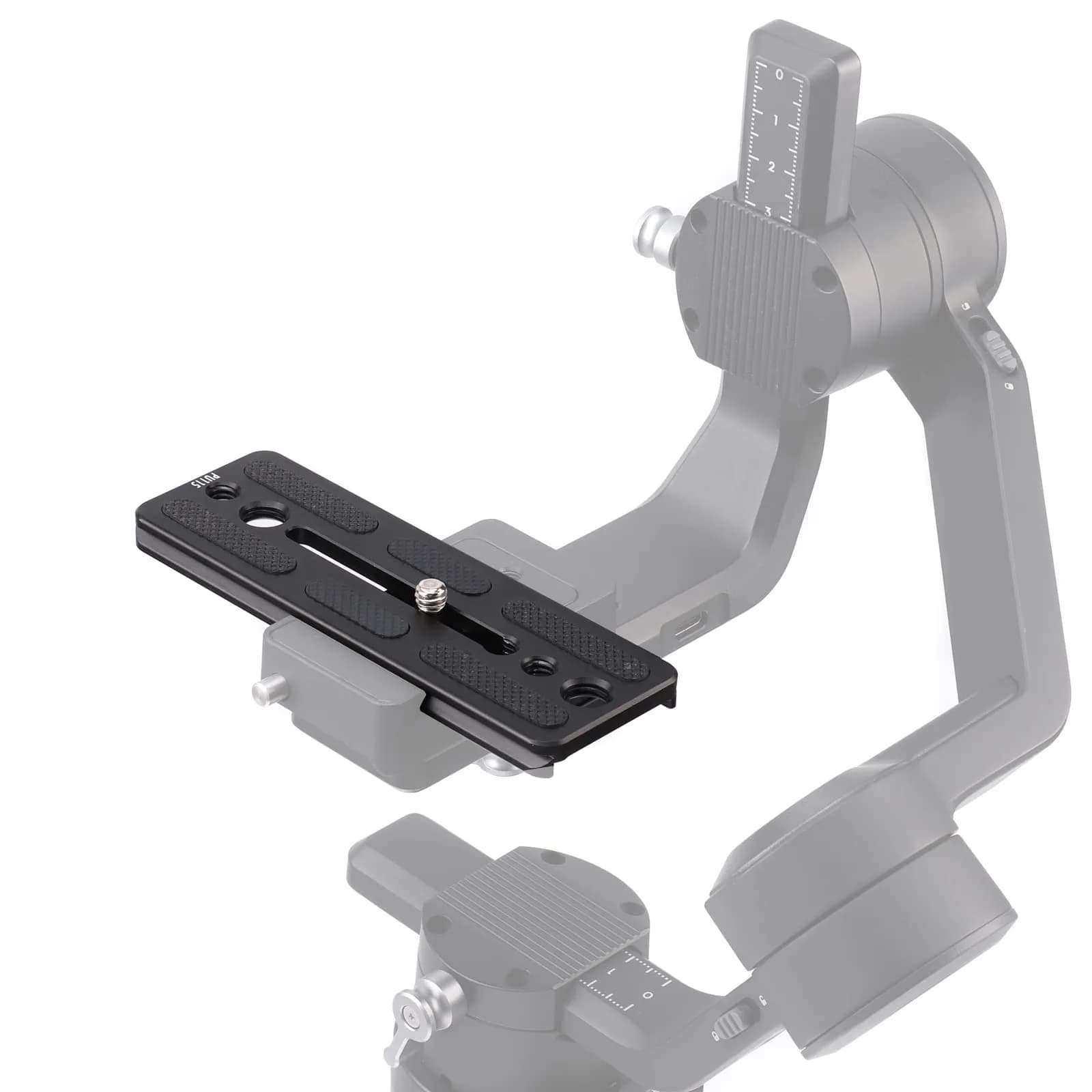 FocusFoto PU115 Quick Release Plate 115mm | Arca-Swiss Standard Camera Mount Clamp for DJI Ronin SC Gimbal Stabilizer - main product image