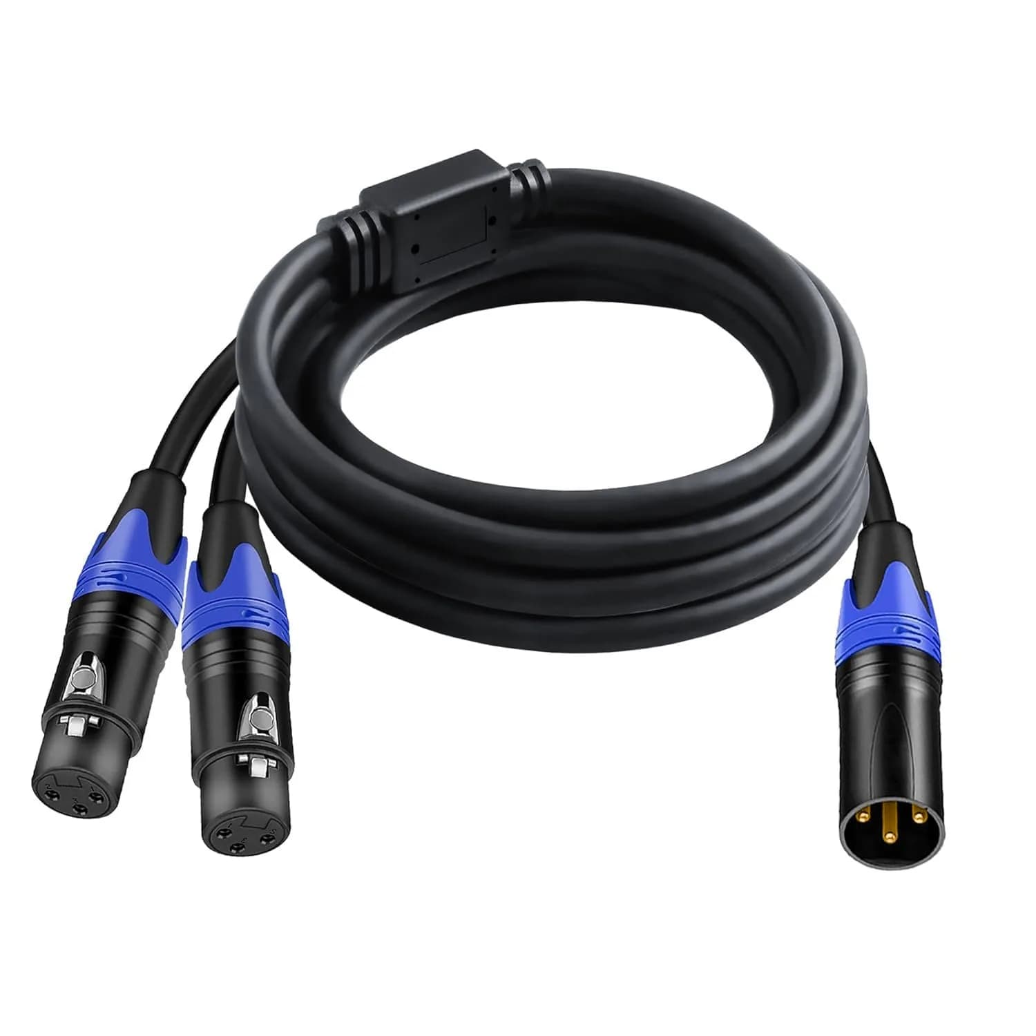 Seefeful 5FT XLR Y Splitter Mic Cable | Balanced Audio for Studio & Stage