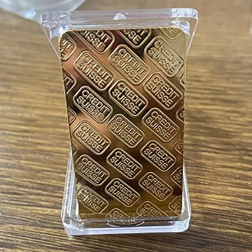 LRGKMCWTOB Replica Brick Bullion 1 oz (35g) | Movie Prop for Pirate Costume Party Supplies thumbnail 2