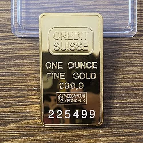 LRGKMCWTOB Replica Brick Bullion 1 oz (35g) | Movie Prop for Pirate Costume Party Supplies thumbnail 3