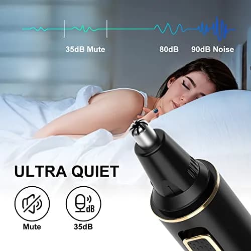 XOOMRSCP Nose & Ear Hair Trimmer 1 Count | Rechargeable, Painless, Waterproof thumbnail 5