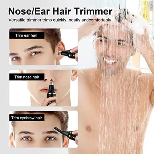 XOOMRSCP Nose & Ear Hair Trimmer 1 Count | Rechargeable, Painless, Waterproof thumbnail 2