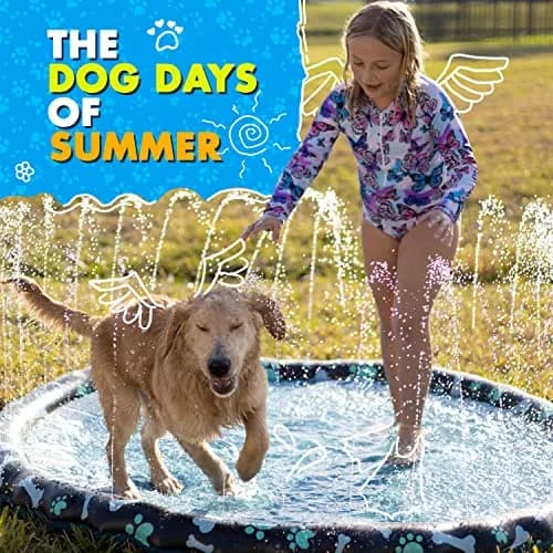 SplashEZ Non-Slip Splash Pad Sprinkler 69" (175 cm) | Water Play for Kids & Dogs thumbnail 7