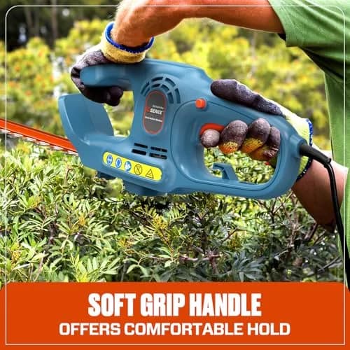 SENIX HTE3.8-L 21-Inch 120V Electric Hedge Trimmer | Precise 3/4" Cut, Alloy Steel Blades, Lightweight & Durable thumbnail 3
