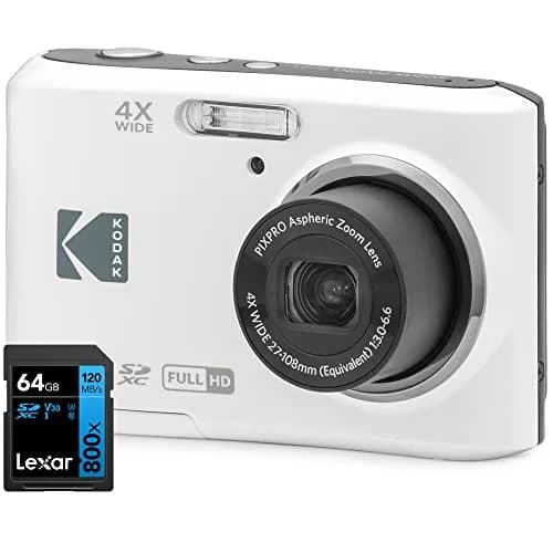 Kodak PIXPRO FZ45WH 16MP Digital Camera with 64GB SD Card | 4x Optical Zoom, 1080p FHD Video thumbnail 1