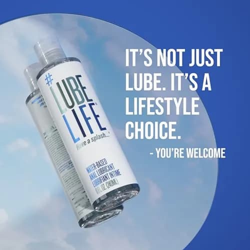 LubeLife Water Based Anal Lube 240ml (8 fl oz) | Silky Smooth Glide for Intimacy thumbnail 7