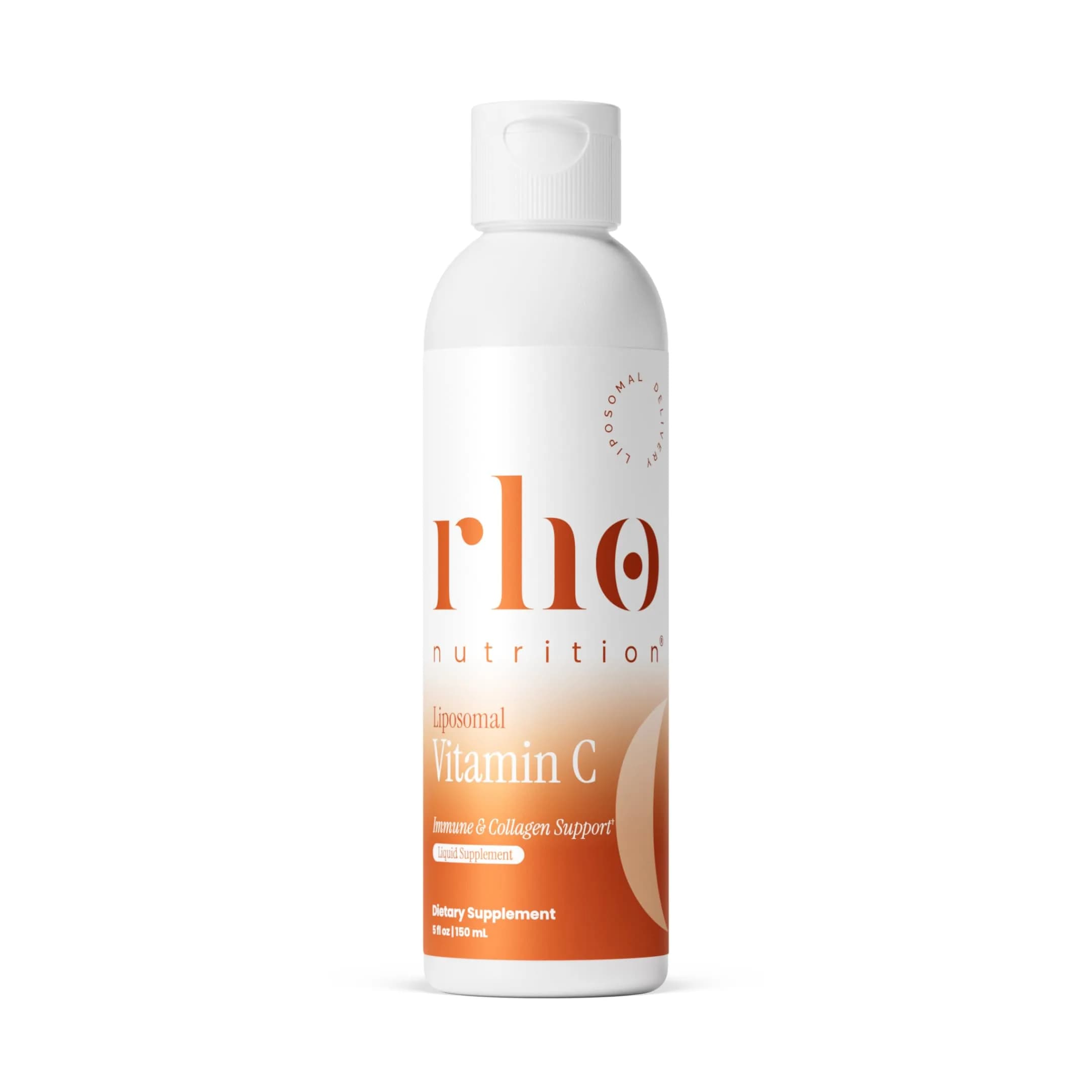 Rho Nutrition Liposomal Vitamin C Liquid Supplement | Supports Immunity & Collagen, 5 Fl Oz — 5 Fl Oz