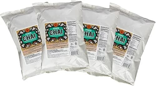 David Rio Power Chai with Matcha 48 Ounce Pack of 4 | Vegan Dairy-Free Craft Blend thumbnail 1