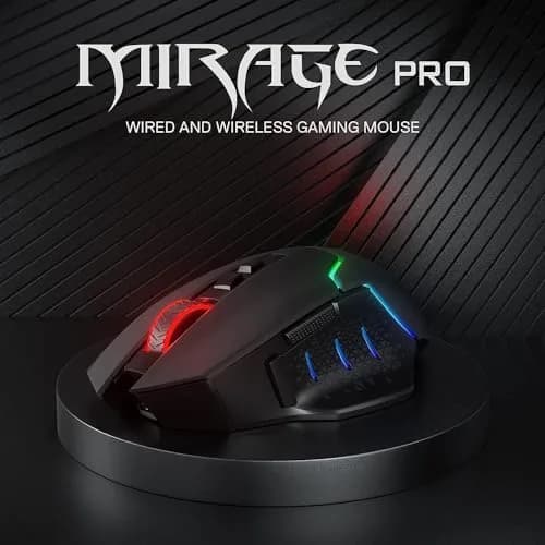 Redragon M690 PRO Wireless RGB Gaming Mouse 8000 DPI | Ergonomic, 8 Macro Buttons, 87H Battery thumbnail 2