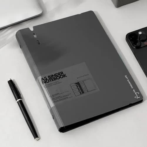 CAGIE A5 Binder 6 Ring Refillable Notebook with Dividers & Pockets | Durable, Refillable, 80 Pages thumbnail 7