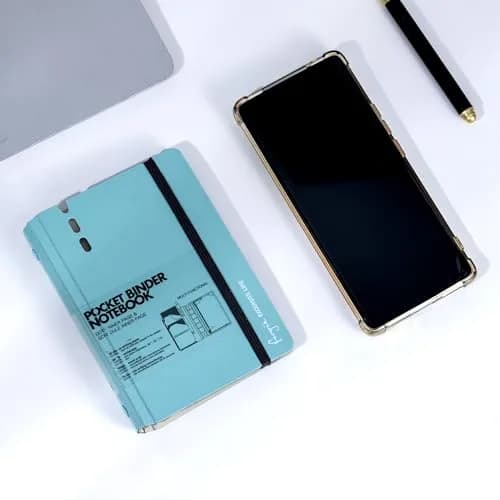 CAGIE A7 Binder 6 Ring Refillable Notebook with Dividers & Pockets | Office & School Supplies thumbnail 4