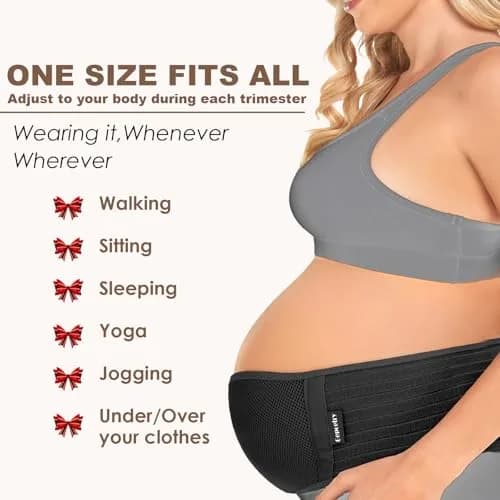 Gepoetry Maternity Belly Band for Pregnant Women | Adjustable Support for All Pregnancy Stages thumbnail 3
