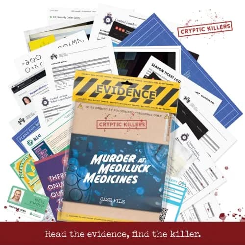Cryptic Killers Murder Mystery Game: Murder at Mediluck Medicines Case File | 34 Documents thumbnail 6