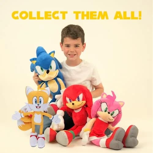 Franco Sonic The Hedgehog Tails Plush Pillow (Official Sega) | Soft Microfiber, 20" thumbnail 5