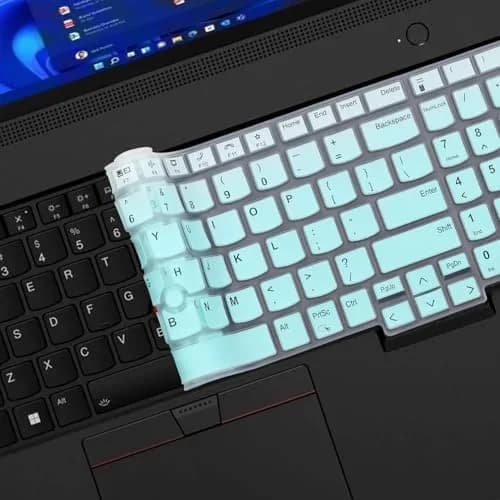 MUBUY-GOL Mint Green Keyboard Skin for Lenovo ThinkPad T16 P16 P16s L15 Gen 4/3 16" 15.6" (2-Pack) thumbnail 6