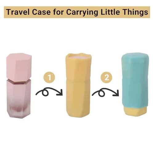 TRANOMOS 18 Pack Silicone Bottle Covers Travel Essentials for Women Men | Leak Proof, Compact & Resilient thumbnail 6