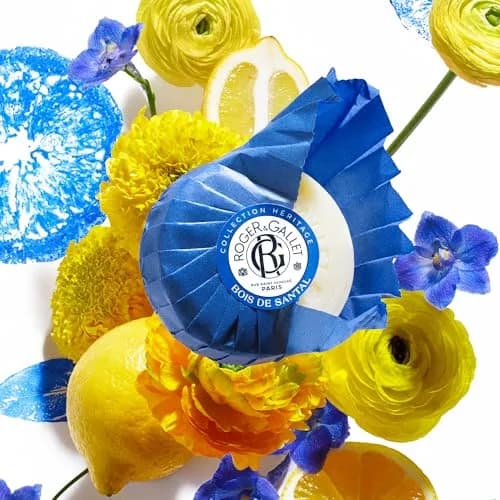 ROGER & GALLET Bois de Santal Perfumed Soap 3.5 oz | Luxurious French Scent for Sensitive Skin thumbnail 2