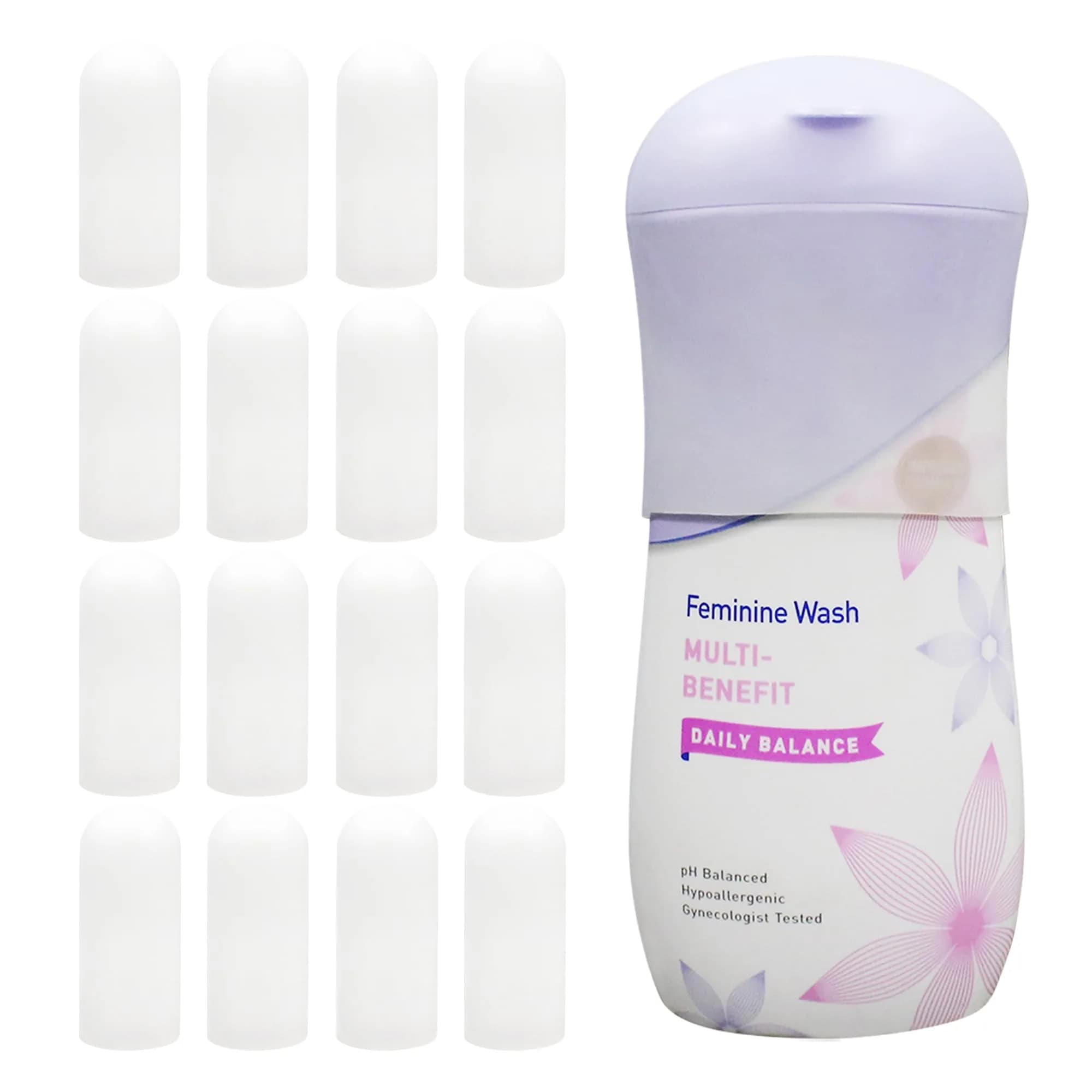 TRANOMOS Silicone Bottle Cover 16 Pack | Leak-Proof Travel Toiletry Sleeve for Women Men — 16-Pack