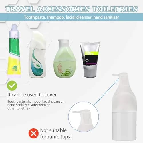 TRANOMOS Silicone Bottle Cover 16 Pack | Leak-Proof Travel Toiletry Sleeve for Women Men thumbnail 2