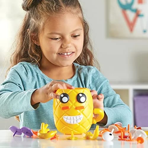 Learning Resources Big Feelings Pineapple Deluxe Set with 40 Face Pieces & Poster | Ages 3+ thumbnail 7